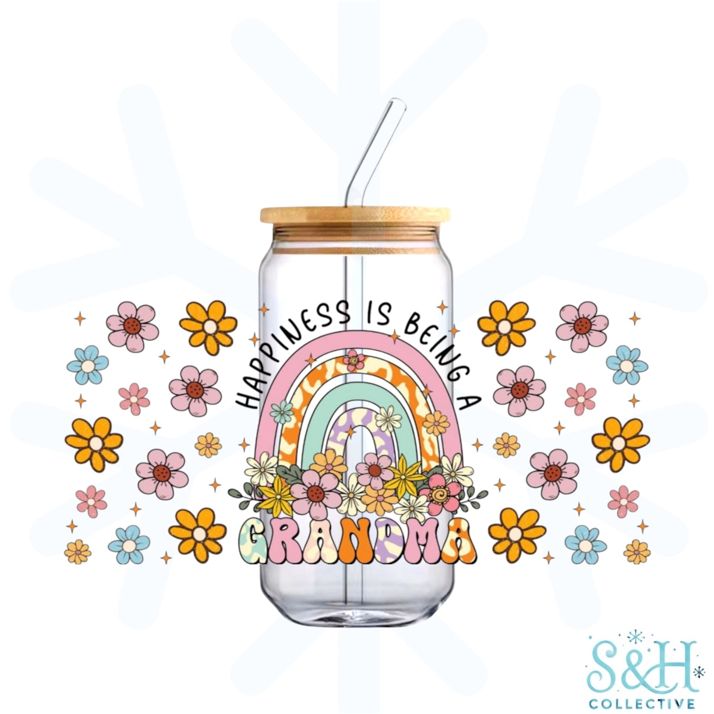 Grandma (Holographic Finish) 16oz Can Cup Tumbler