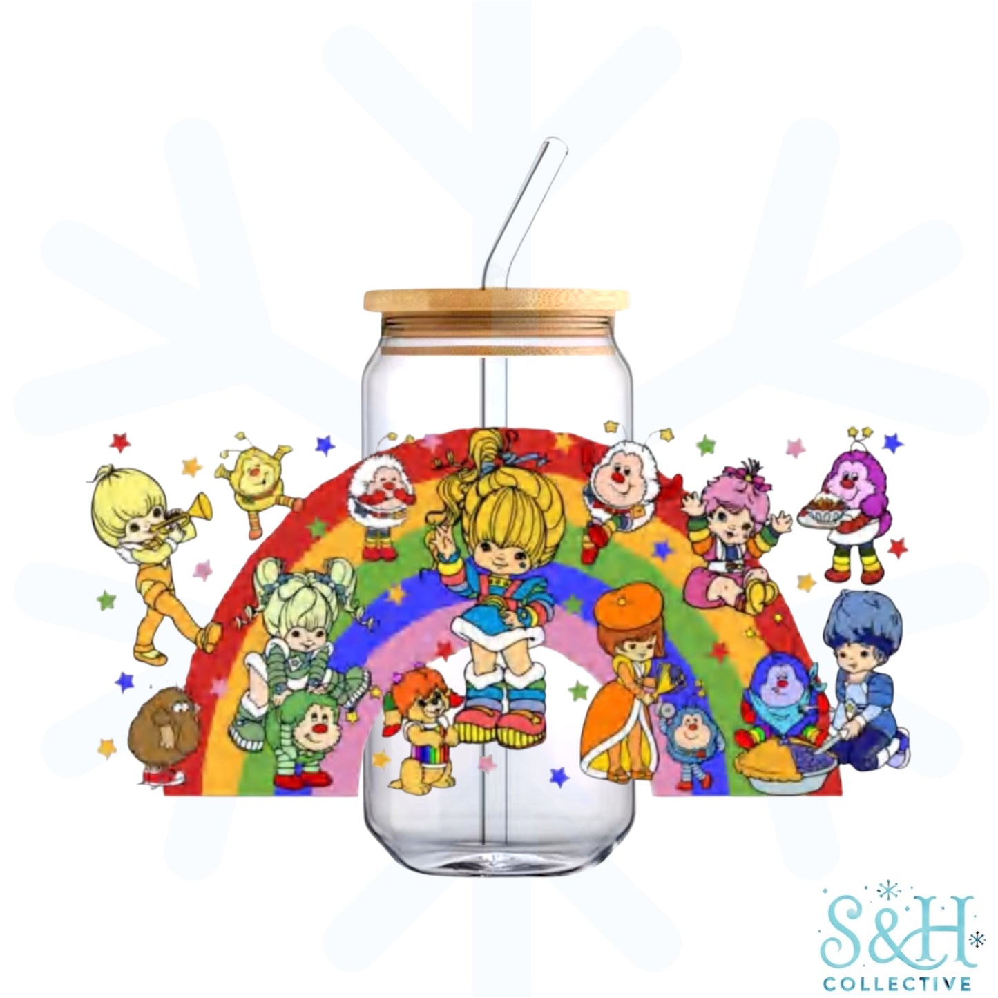 Rainbow Brite (Standard Finish) 16oz Can Cup Tumbler