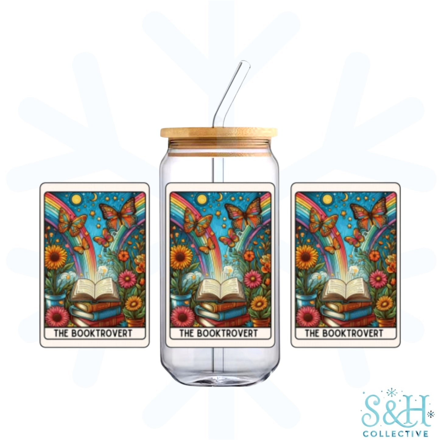 The Booktrovert (Standard Finish) 16oz Can Cup Tumbler