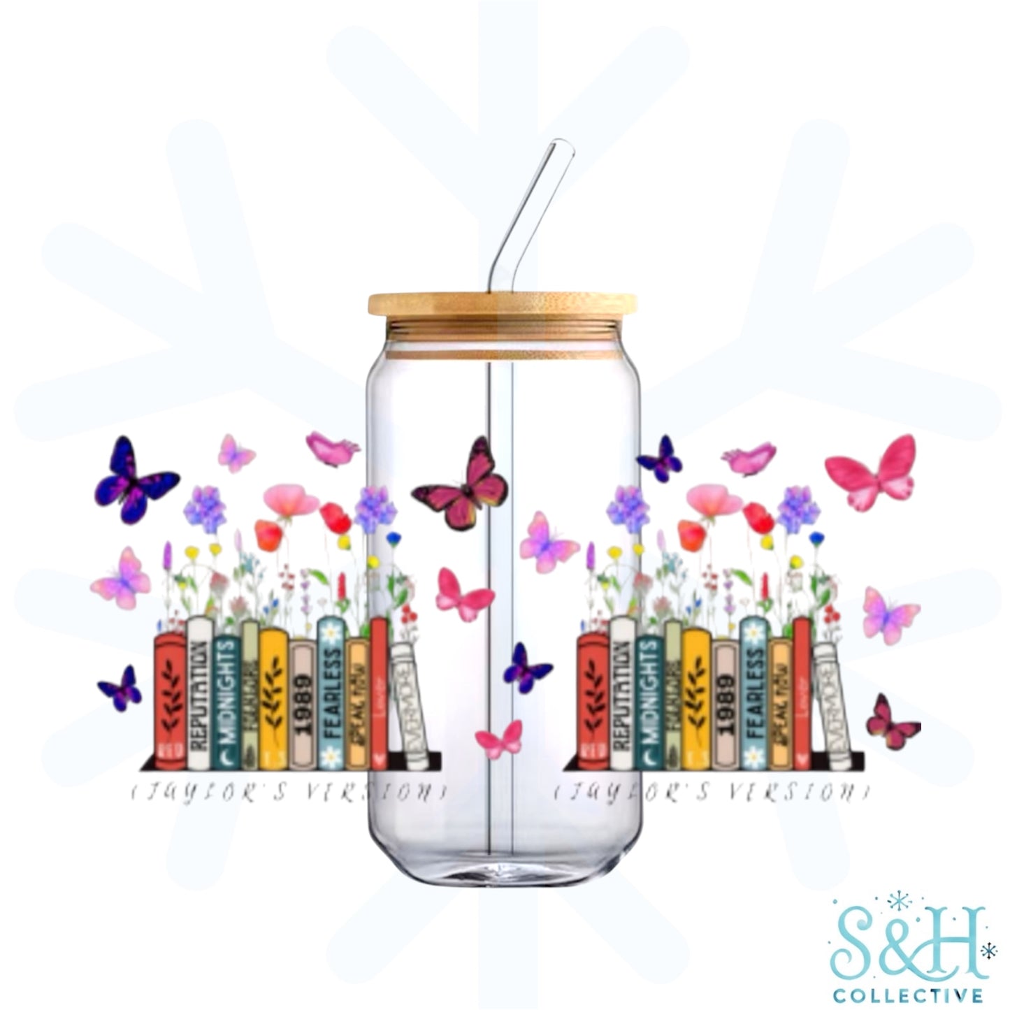 Taylor - Books (Standard Finish) 16oz Can Cup Tumbler