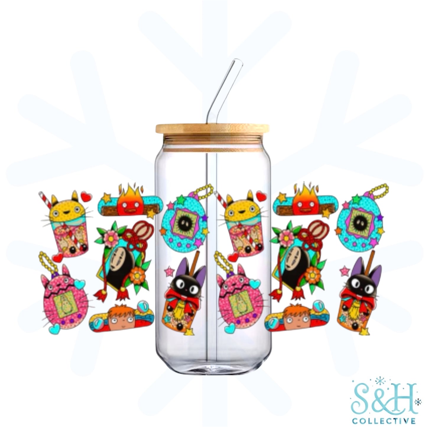 Ghibli - Trinkets (Holographic Finish) 16oz Can Cup Tumbler