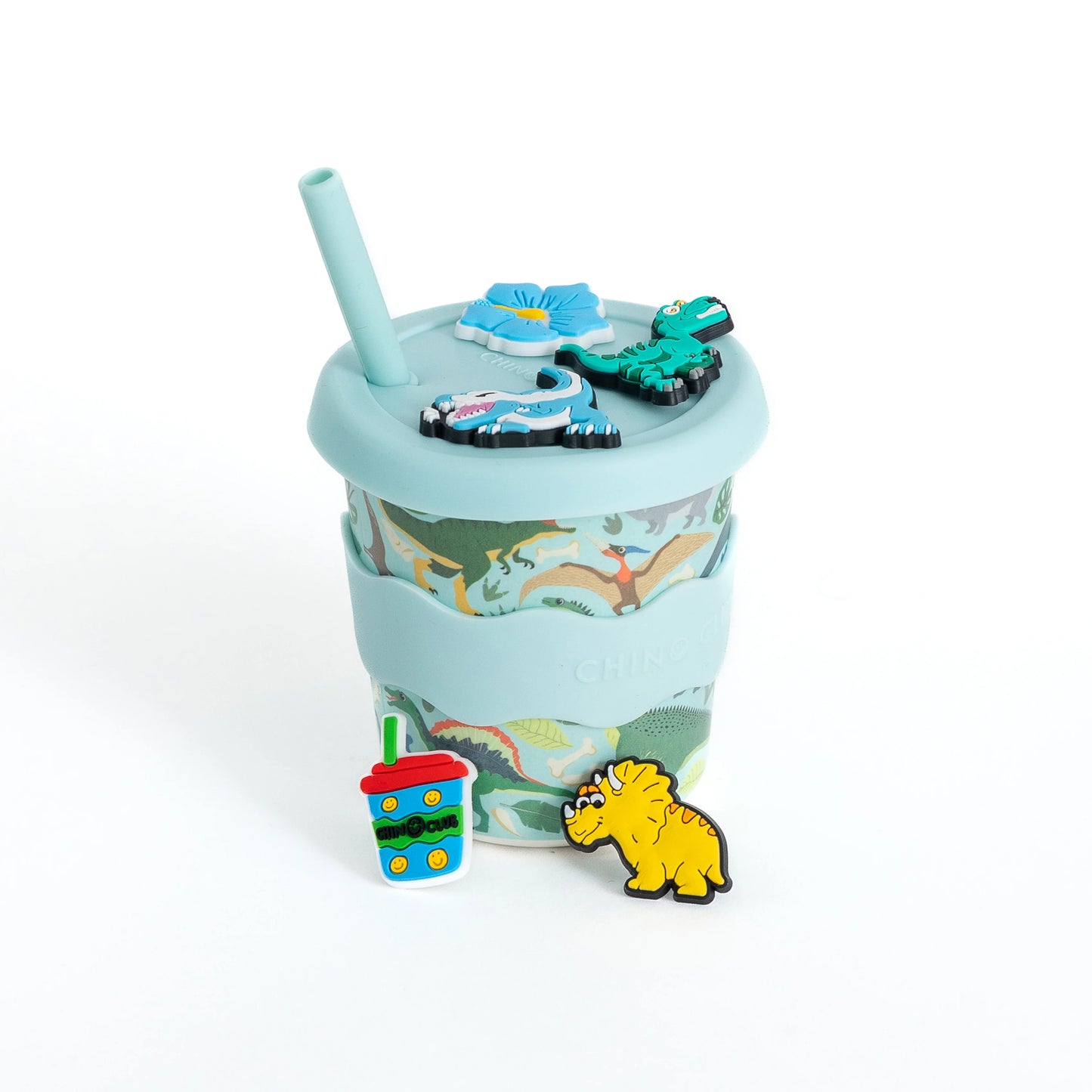 Chino Club 8oz Charm Cup - Dinosaur