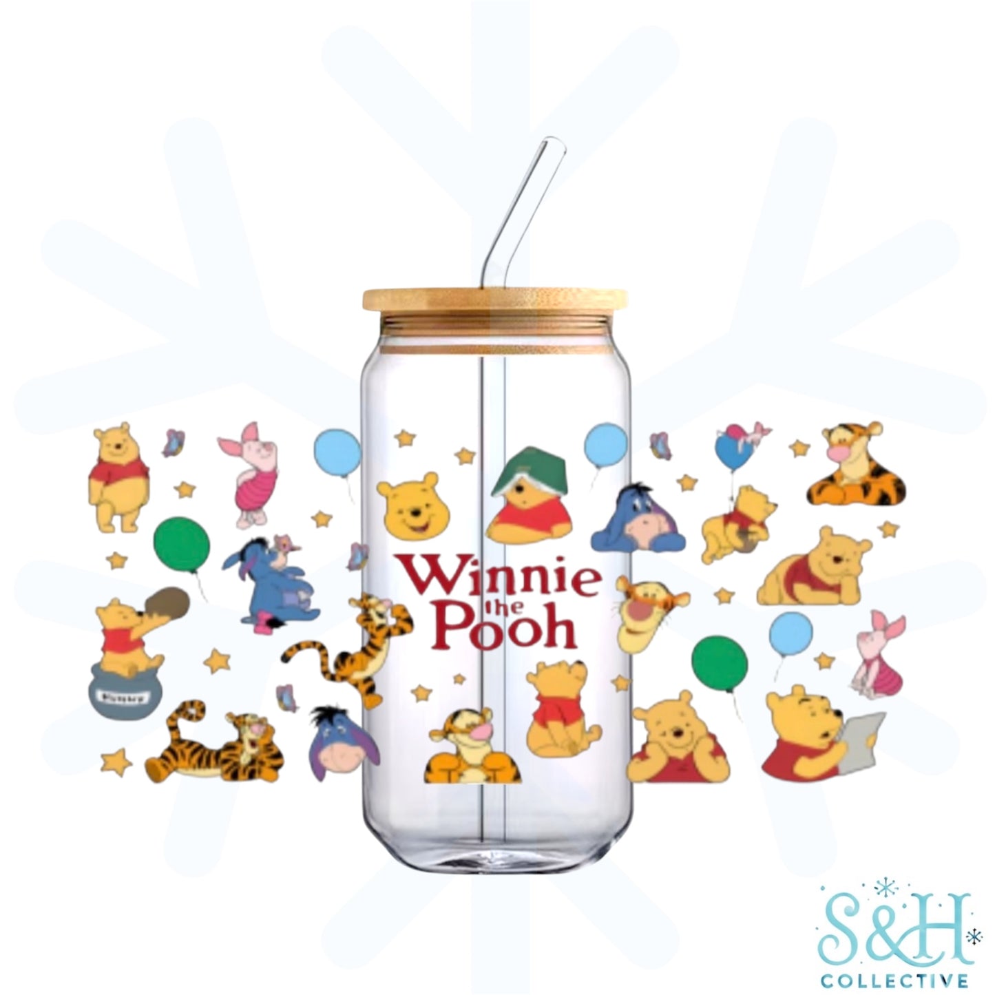 Winnie - Characters (Holographic Finish) 16oz Can Cup Tumbler