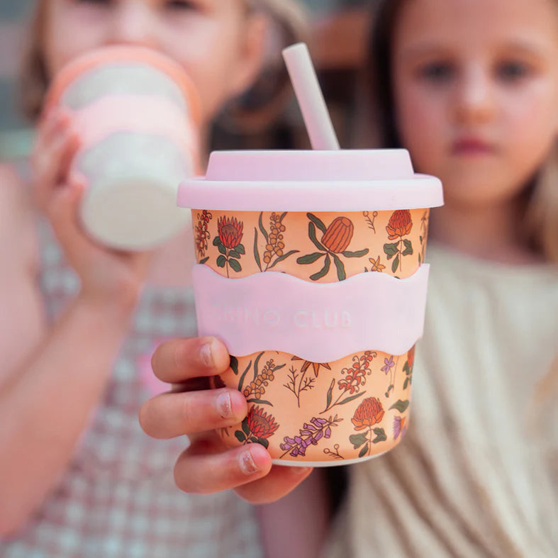 Chino Club 4oz Babychino Cup - Australian Wildflowers