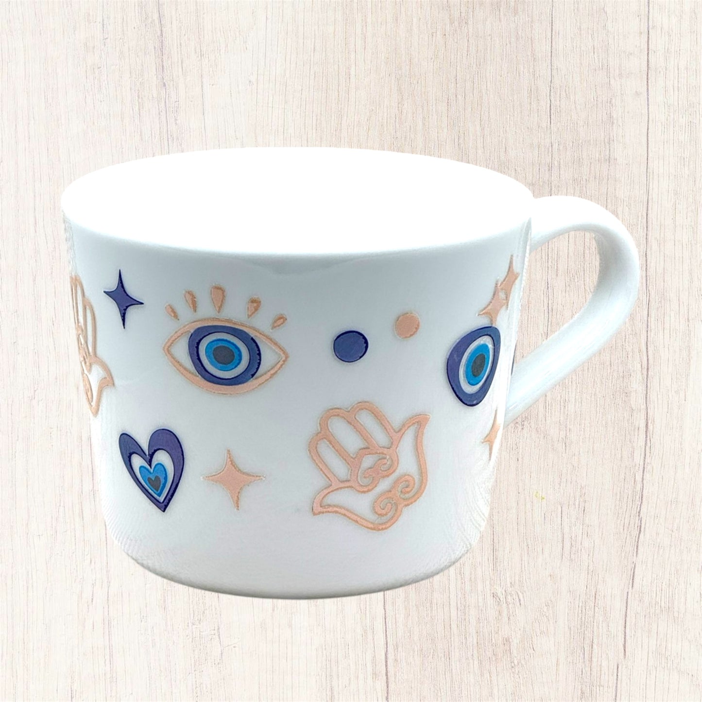 Blue Evil Eye (Holographic Design) Mug - Small