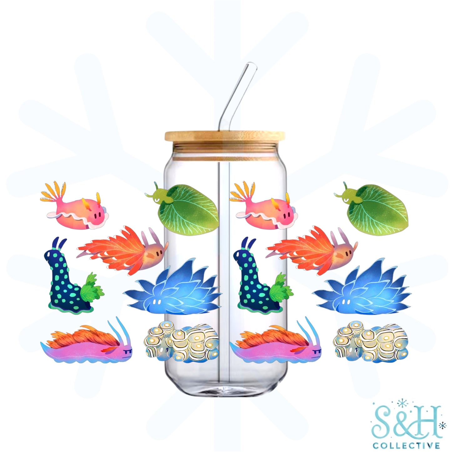 Nudibranchs - Big (Standard Finish) 16oz Can Cup Tumbler