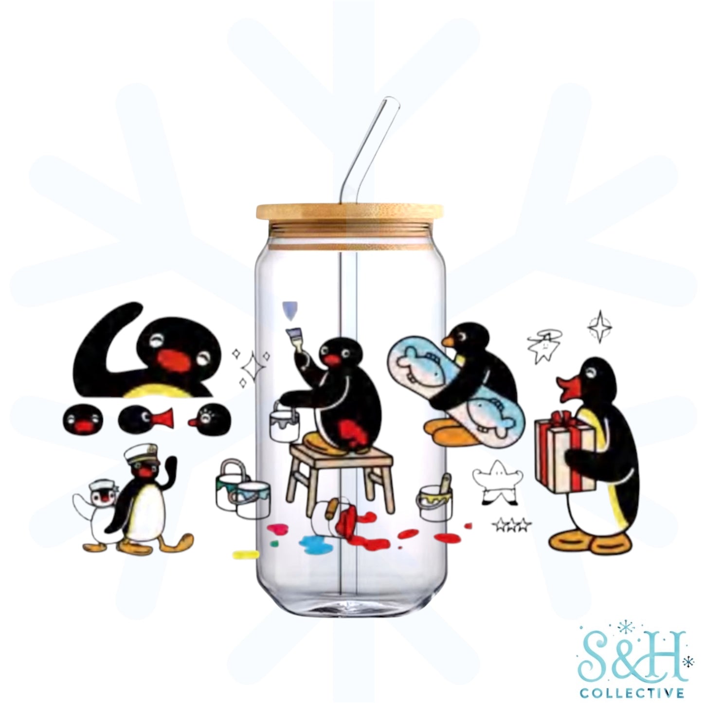 Pingu (Standard Finish) 16oz Can Cup Tumbler