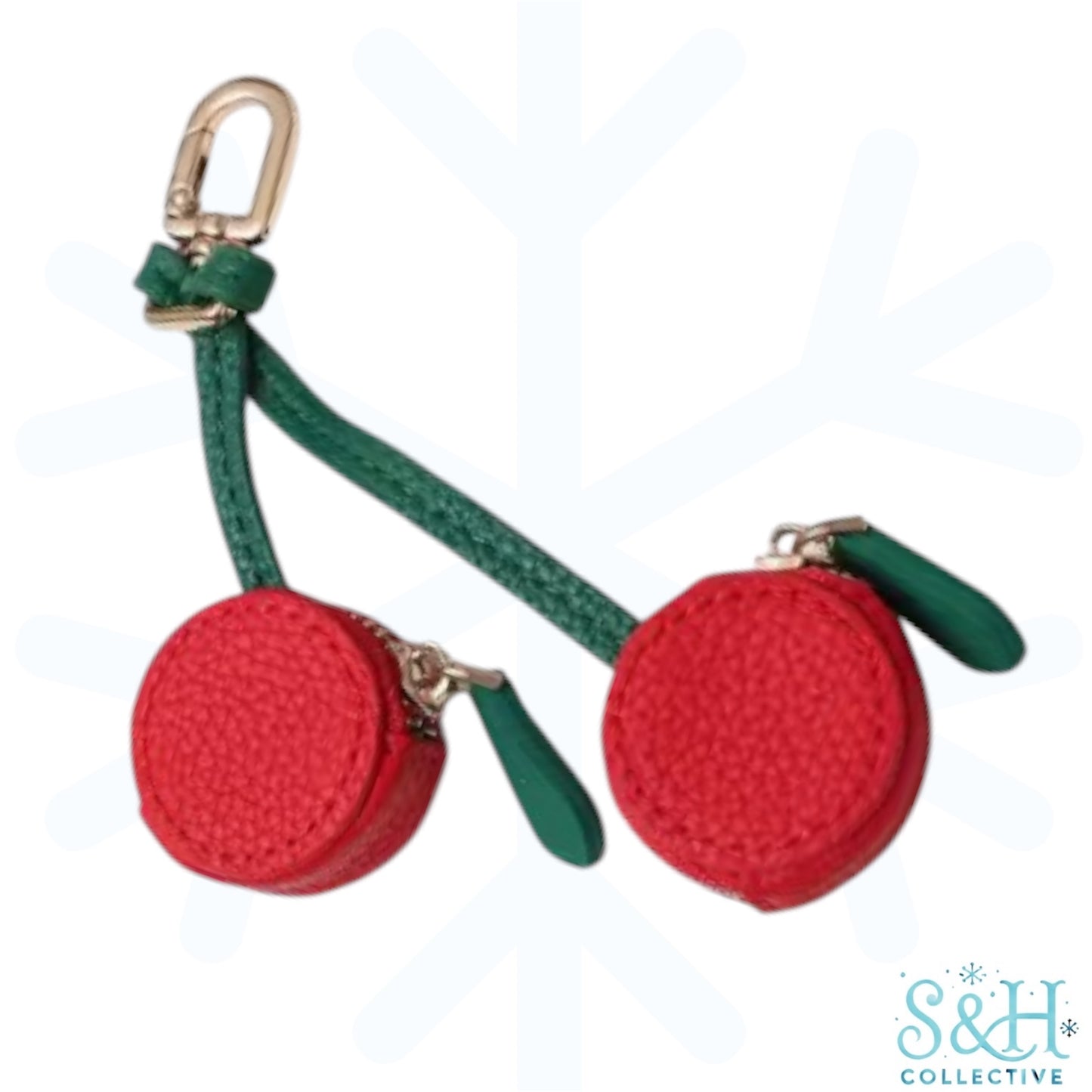 Cherry Pouch Bag Charm