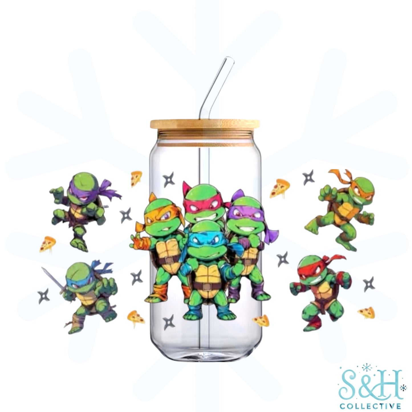 TMNT (Standard Finish) 16oz Can Cup Tumbler