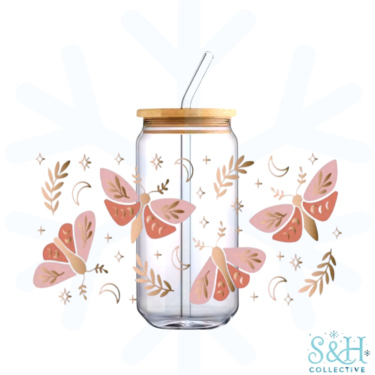 Boho Butterflies (Standard Finish) 16oz Can Cup Tumbler