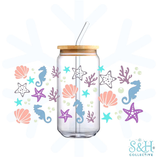 Ocean Vibes (Standard Finish) 16oz Can Cup Tumbler