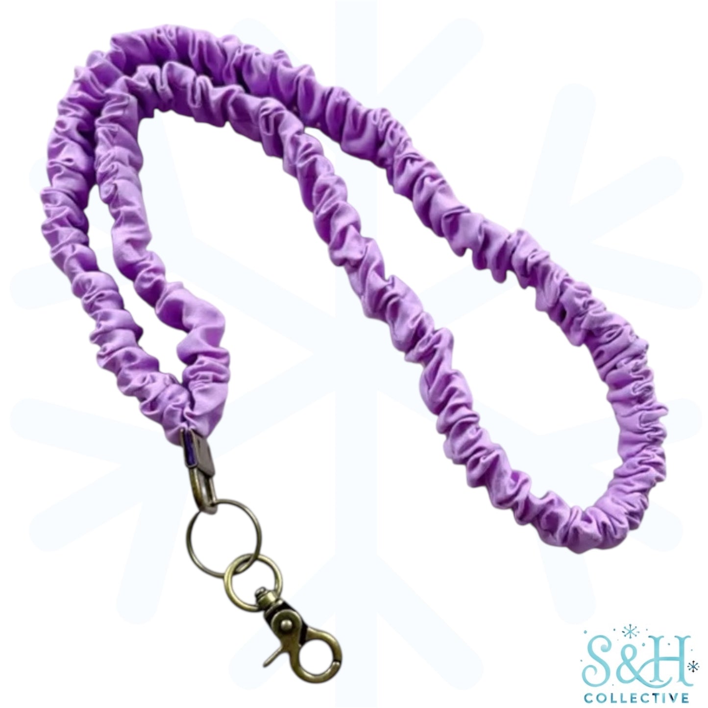 Scrunchie Lanyard - Purple