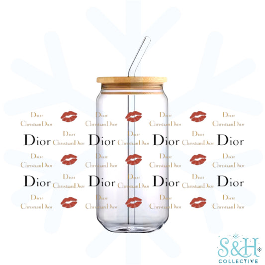Dior (Holographic Finish) 16oz Can Cup Tumbler - CLEARANCE