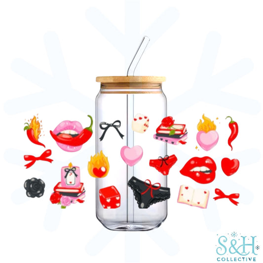 Bookish - Smutty (Holographic Finish) 16oz Can Cup Tumbler