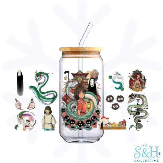 Ghibli - Spirited Away (Holographic Finish) 16oz Can Cup Tumbler