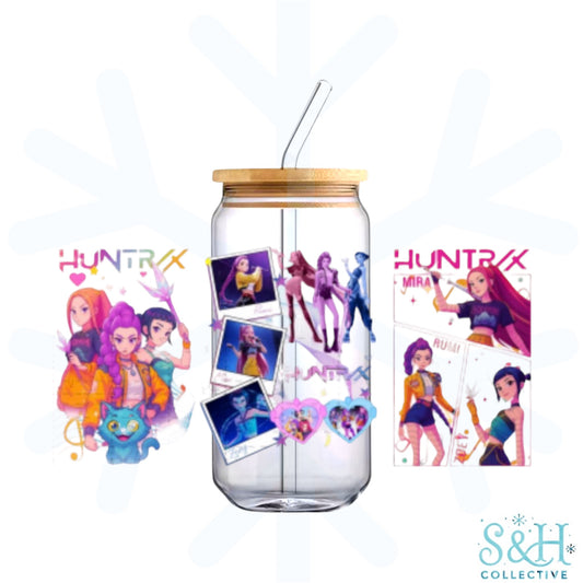 Demon Hunters - Polaroids (Double Sided, Standard Finish) 16oz Can Cup Tumbler