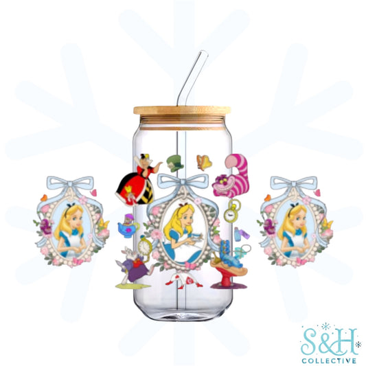 Alice (Holographic Finish) 16oz Can Cup Tumbler