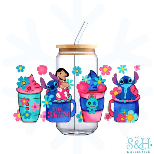 Stitch - Cups (Standard Finish) 16oz Can Cup Tumbler