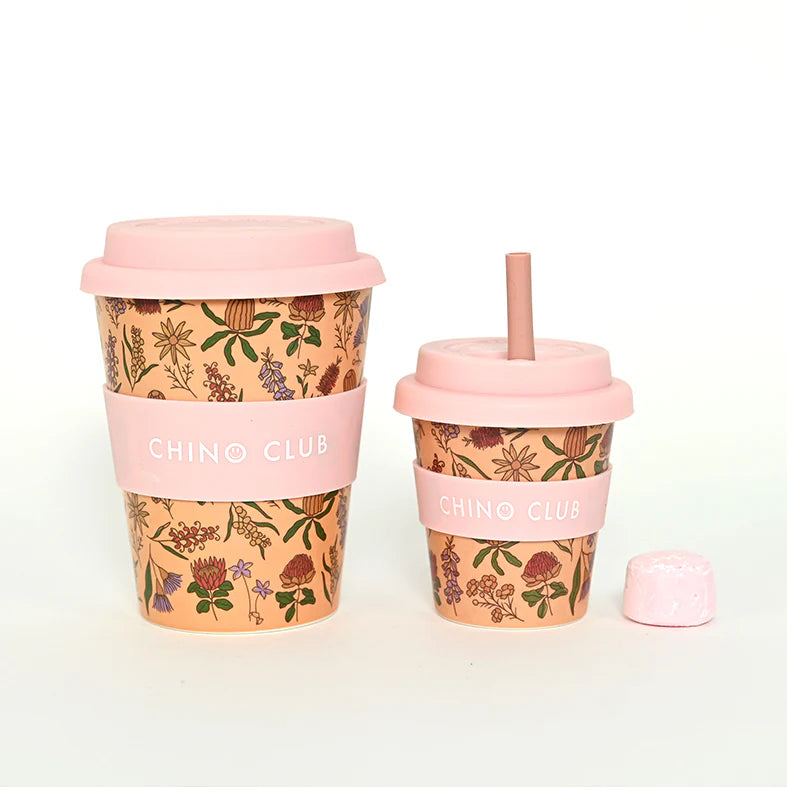 Chino Club Babycino Cup - Australian Wildflowers