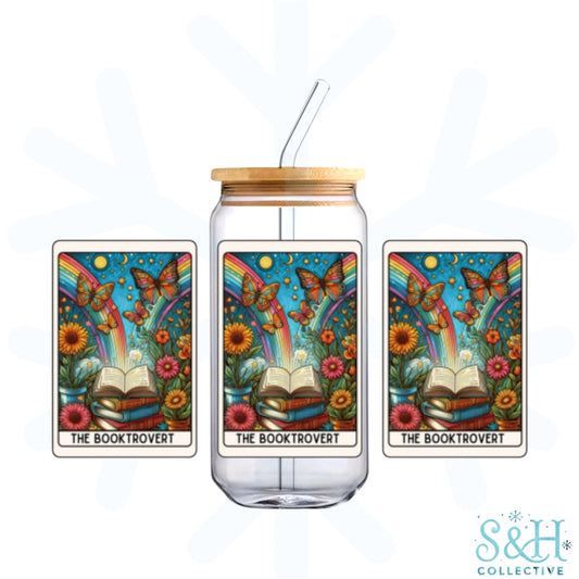 The Booktrovert (Standard Finish) 16oz Can Cup Tumbler