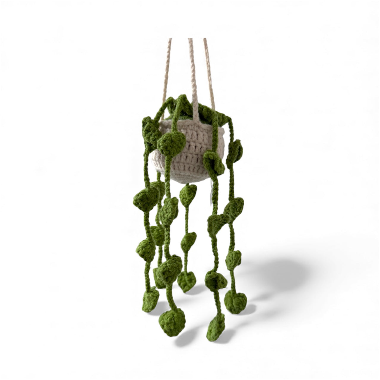 Green Leaves Hanging Basket