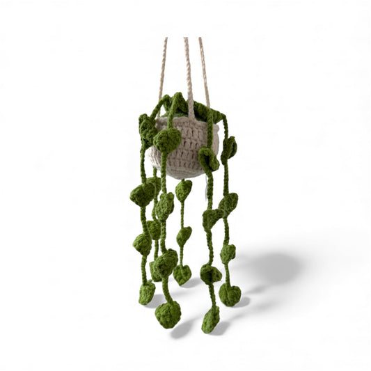 Green Leaves Hanging Basket