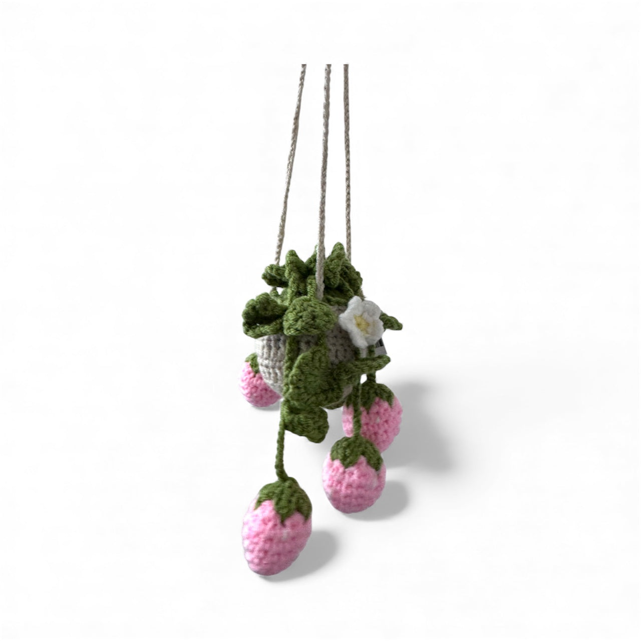 Pink Strawberry Hanging Basket