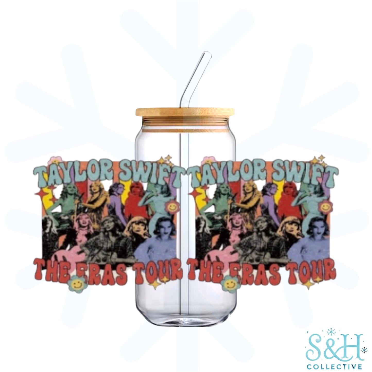 Taylor - Retro Eras Tour (Standard Finish) 16oz Can Cup Tumbler
