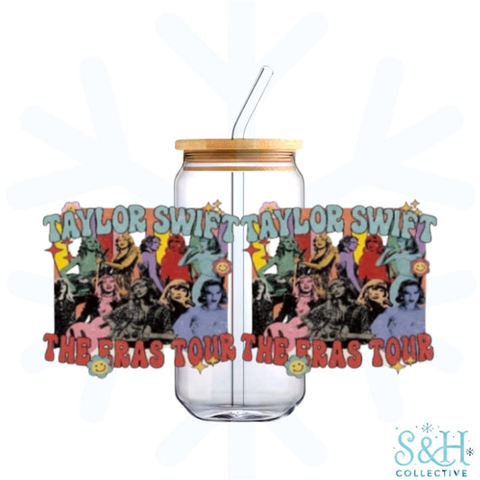Taylor - Hippie Eras Tour (Standard Finish) 16oz Can Cup Tumbler - CLEARANCE