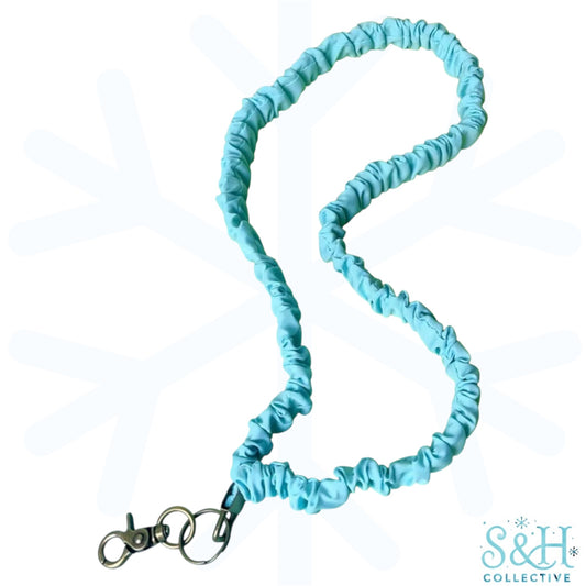 Scrunchie Lanyard - Blue