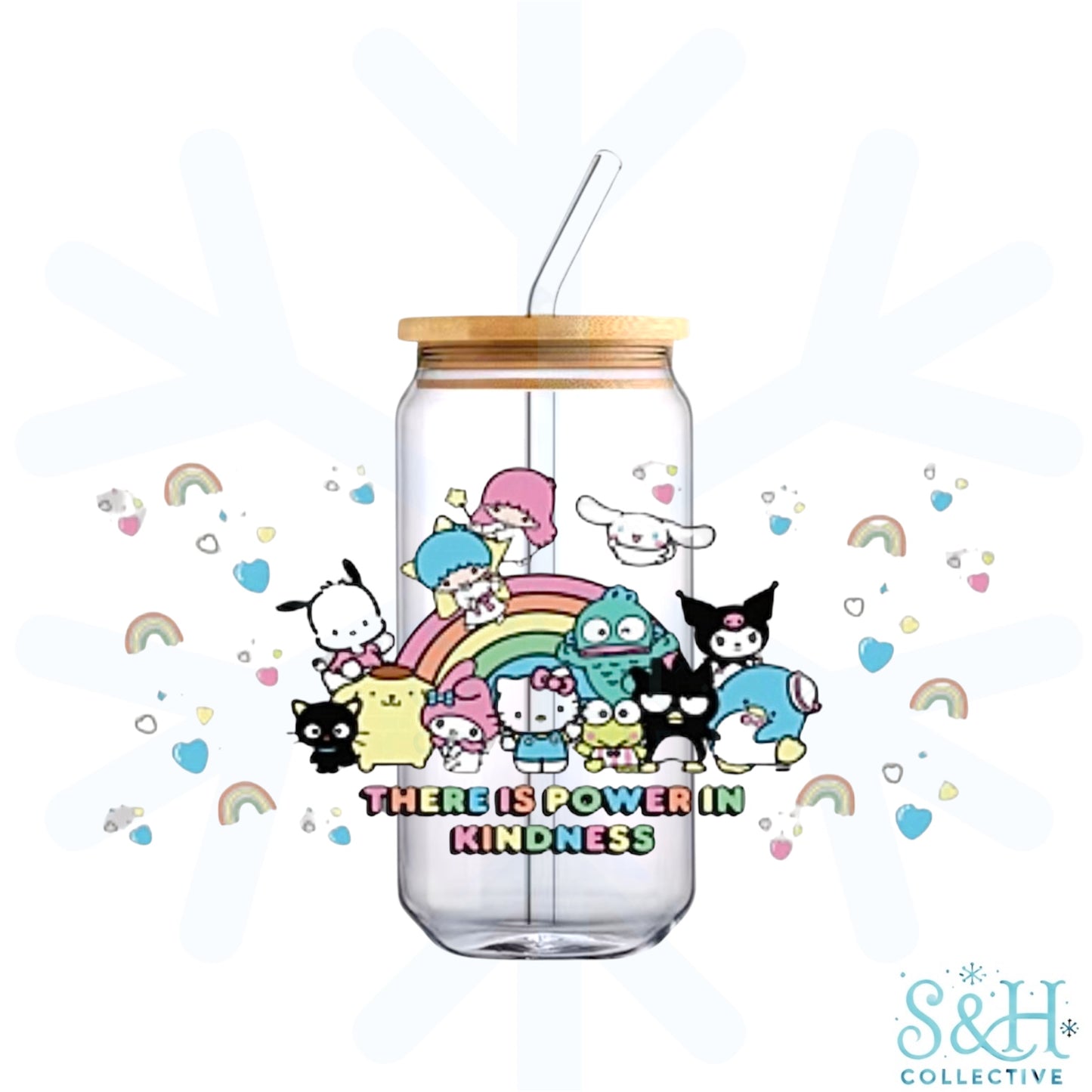 Kitty - Kindness (Holographic Finish) 16oz Can Cup Tumbler