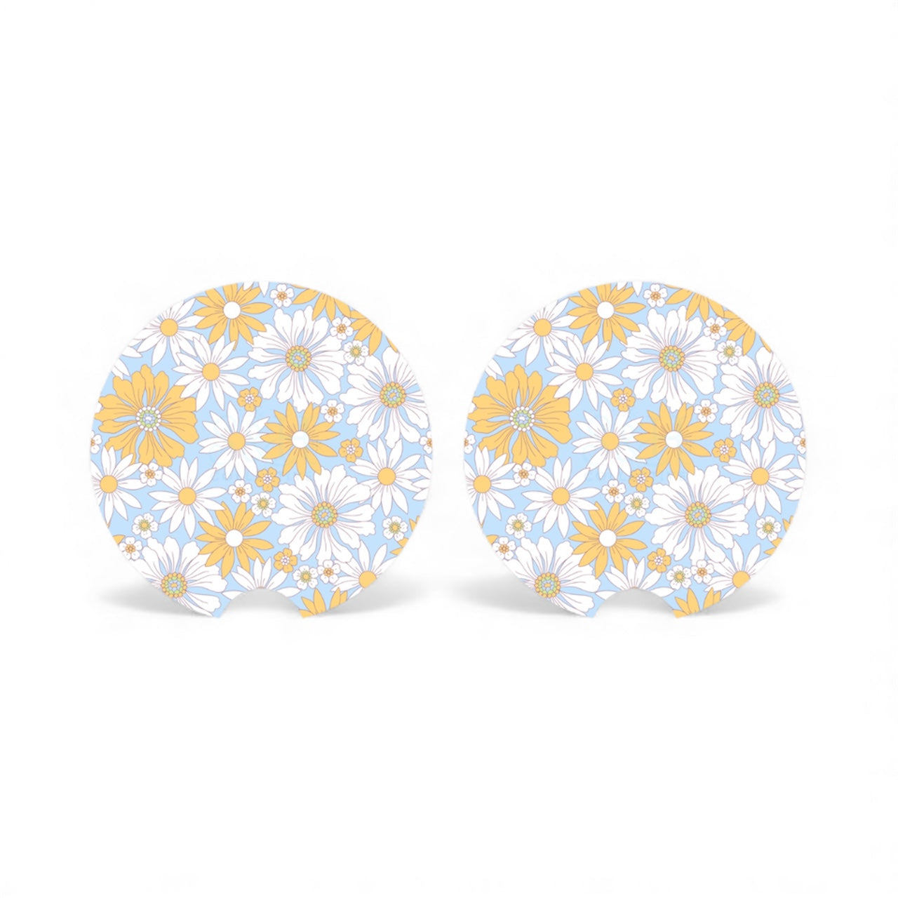 Car Coasters - Flowers