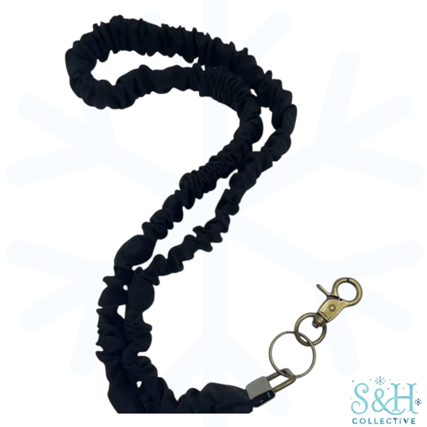 Scrunchie Lanyard - Black