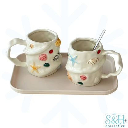 Beach Seashells Ceramic Mug