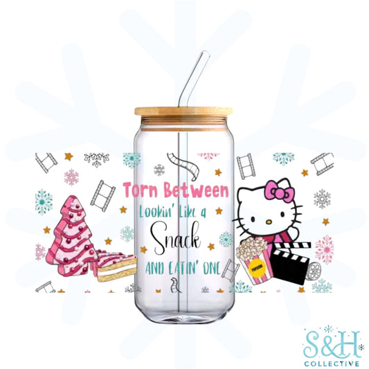 Kitty - Snack (Standard Finish) 16oz Can Cup Tumbler - CLEARANCE