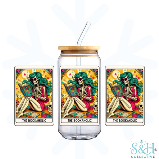 The Bookaholic (Standard Finish) 16oz Can Cup Tumbler