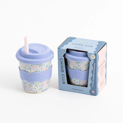 Chino Club 4oz Babychino Cup - Blue Floral