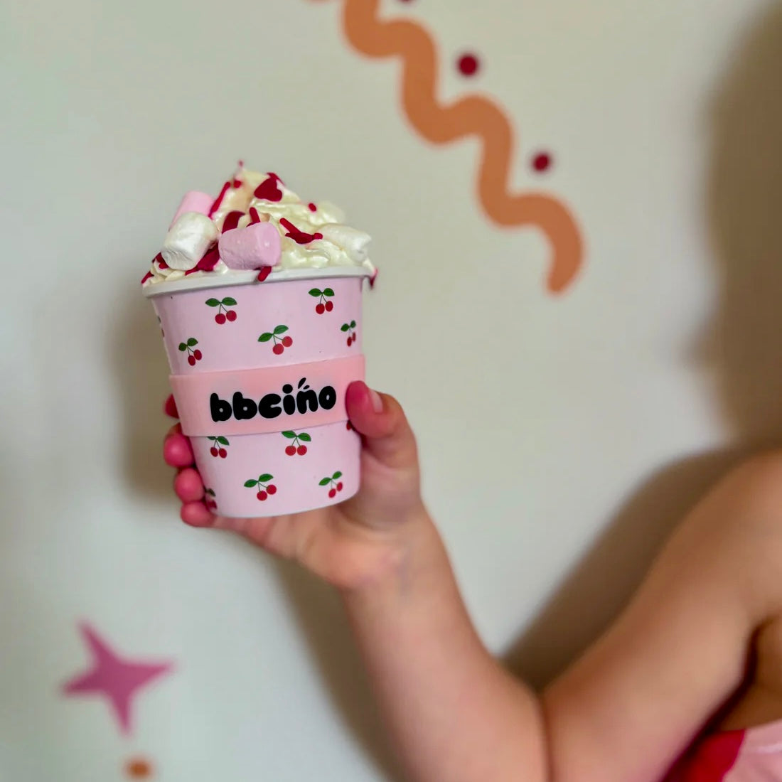 BBcino 4oz (120mL) Babychino Cup - Cherries