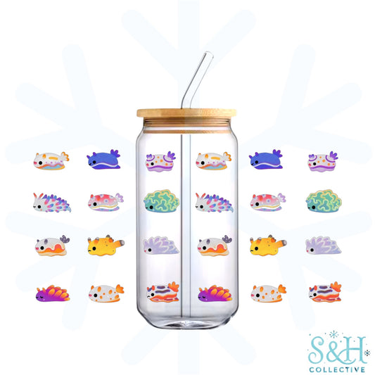 Nudibranchs - Small (Standard Finish) 16oz Can Cup Tumbler - CLEARANCE