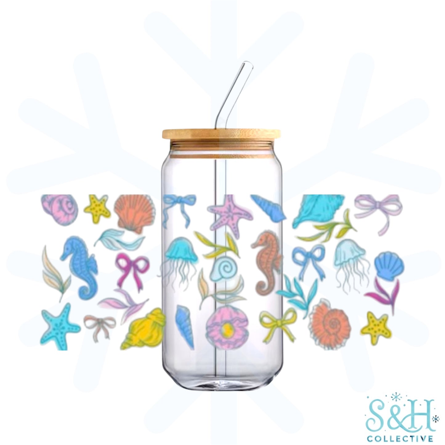 Summer Time (Holographic Finish) 16oz Can Cup Tumbler