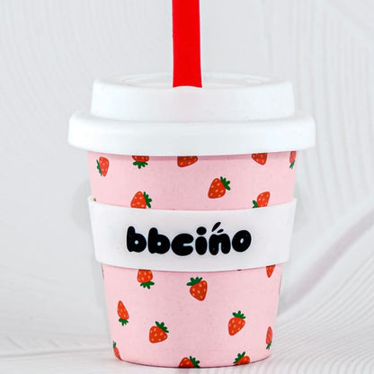 BBcino 4oz (120mL) Babychino Cup - Strawberries