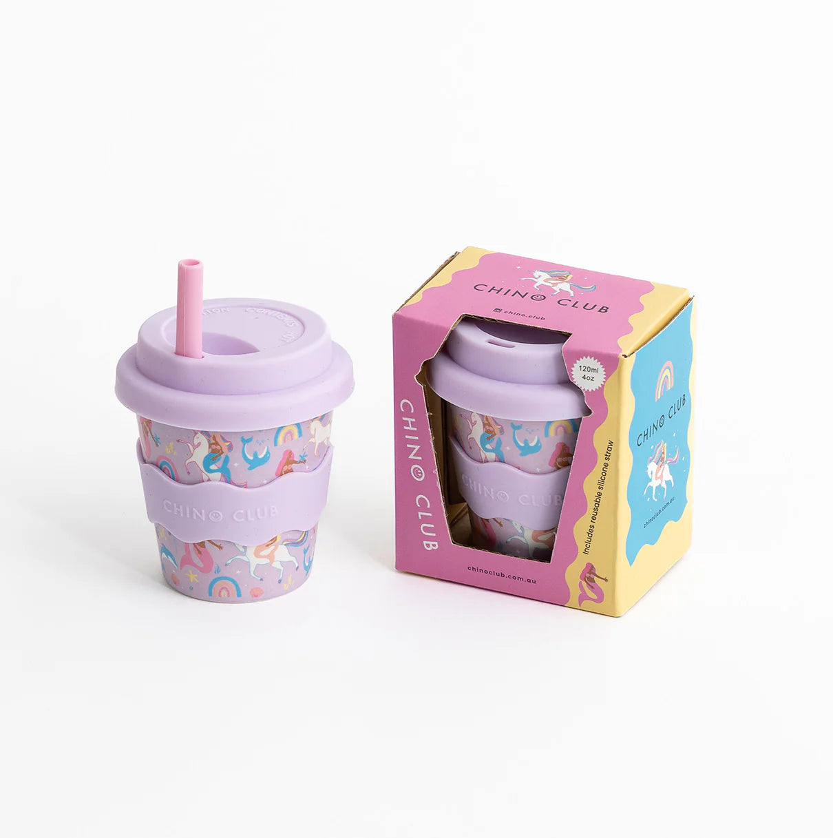 Chino Club 4oz Babychino Cup - Purple Unicorn