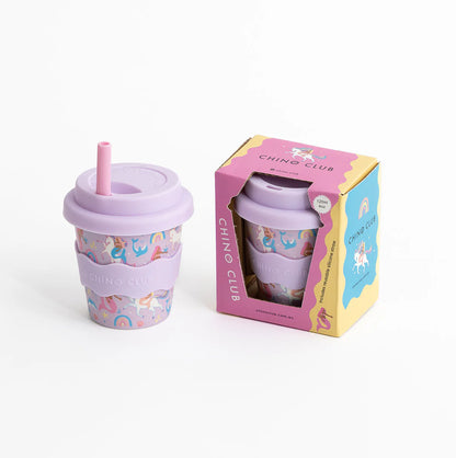 Chino Club 4oz Babychino Cup - Purple Unicorn
