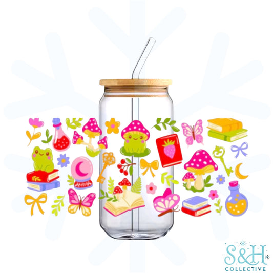 Bookish - Whimsy (Holographic Finish) 16oz Can Cup Tumbler
