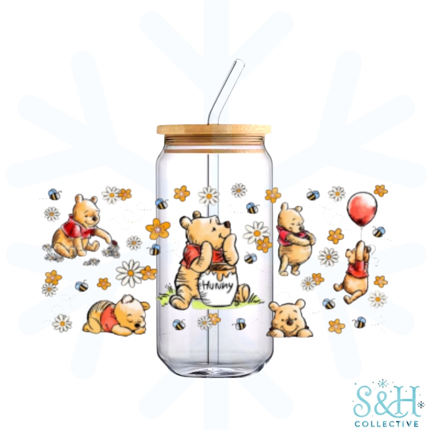 Winnie - Hunny (Holographic Finish) 16oz Can Cup Tumbler