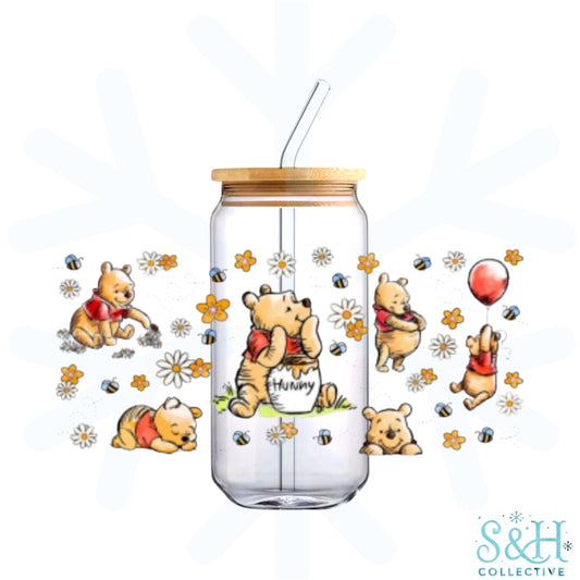 Winnie - Hunny (Holographic Finish) 16oz Can Cup Tumbler