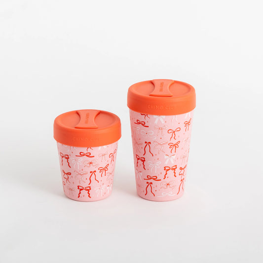 Chino Club Stainless Steel Coffee Cup - Bows