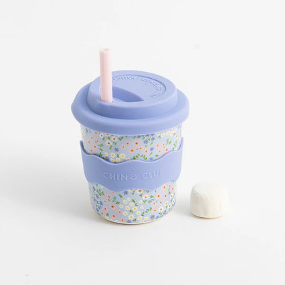 Chino Club 4oz Babychino Cup - Blue Floral