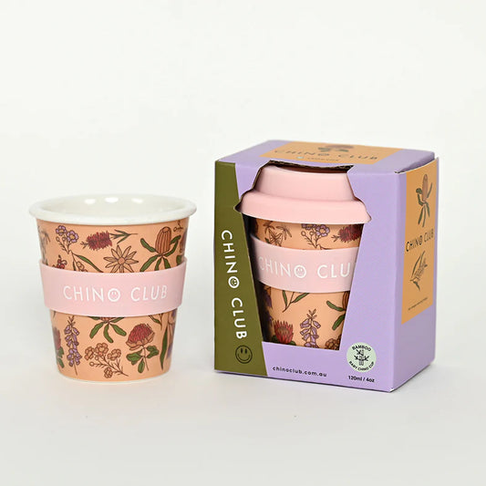Chino Club Babycino Cup - Australian Wildflowers