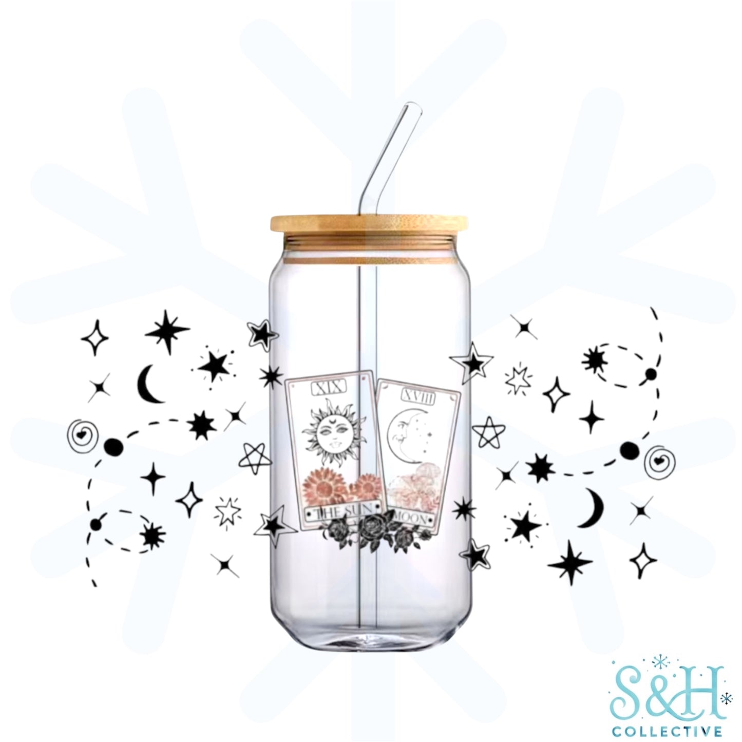 The Sun & The Moon (Standard Finish) 16oz Can Cup Tumbler